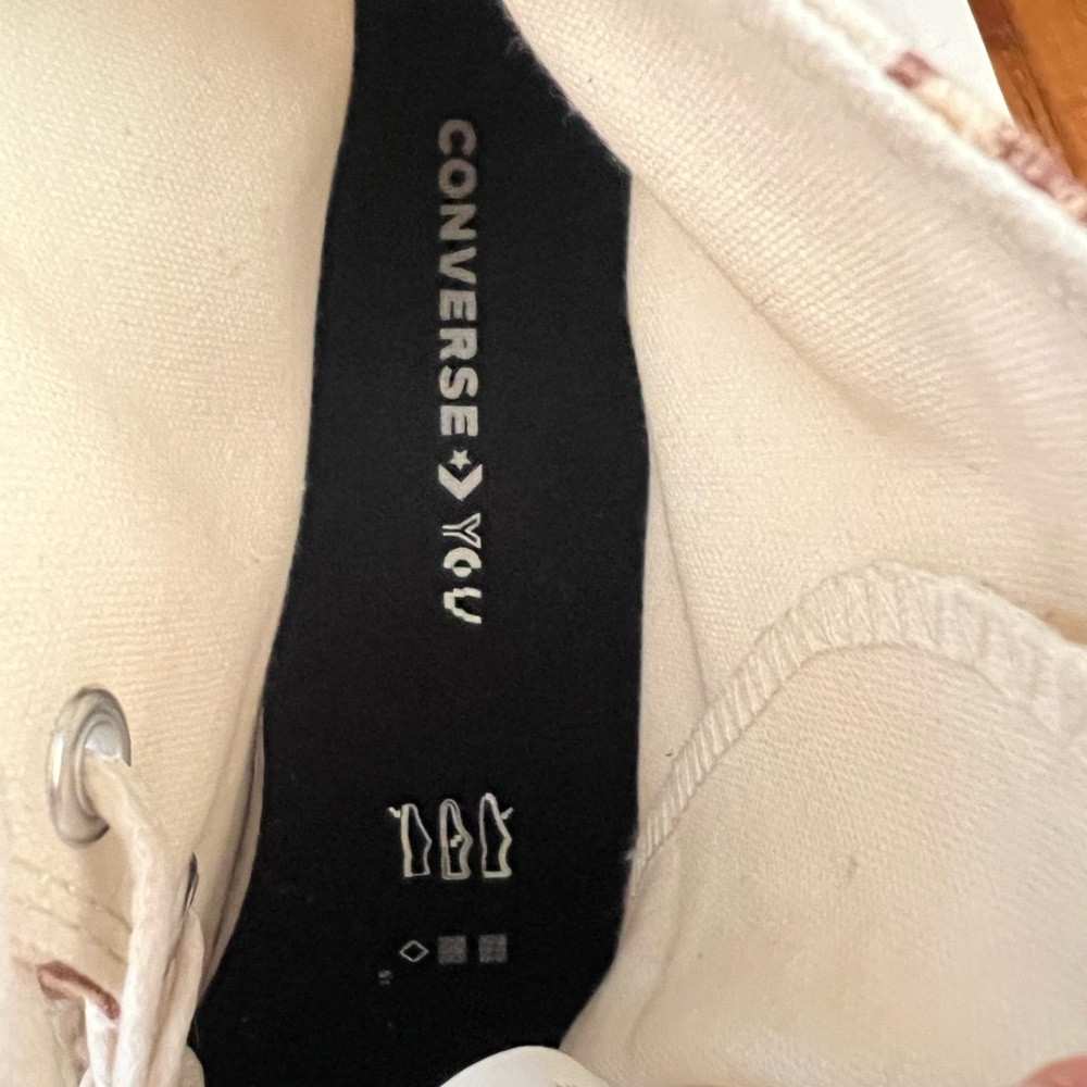 Converse Platform Cream And Brown Pattern - image 5